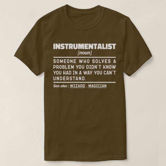 Camiseta Funny el instructor de instrumentos nuevo e instru (Diseño del anverso)