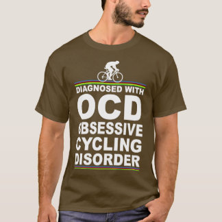 Camiseta Funny el trastorno de ciclismo obsesivo OCD