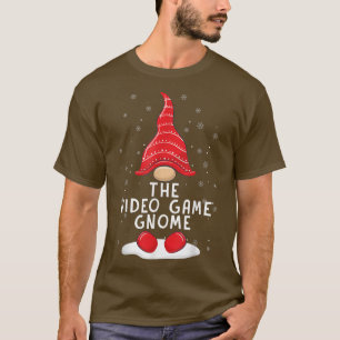 Camiseta Funny El videojuego Gnome Navidades Pajamas Xmas