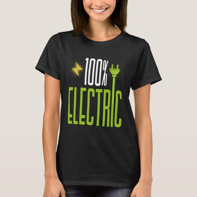 Camiseta Funny Electric Vehicle Lover EV Drin Earth (Anverso)