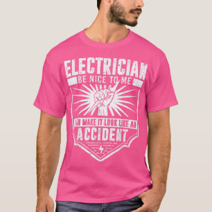 Camiseta Funny Electrician Art Men Women Work Electrical En