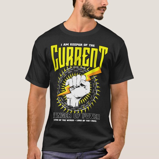 Camiseta Funny Electrician Gift  Electrical Engineer Linema (Anverso)