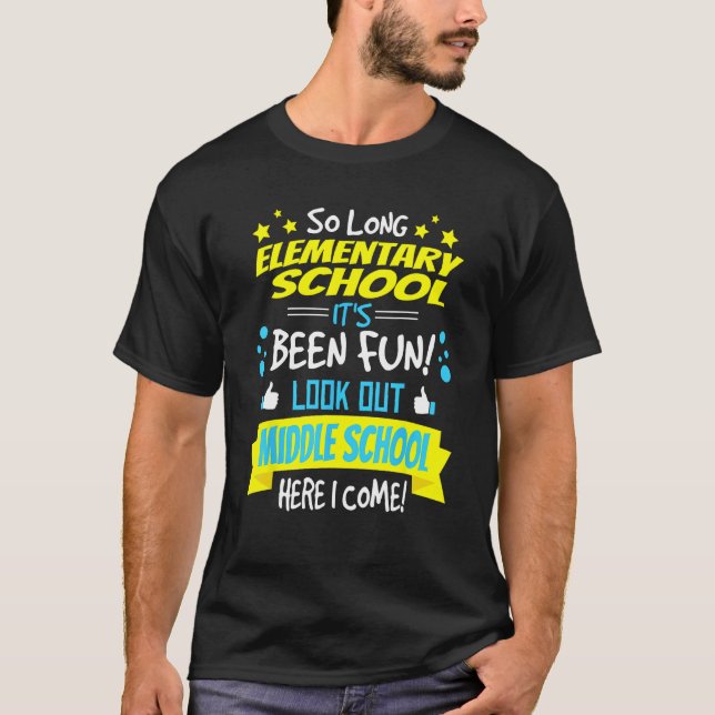 Camiseta Funny Elementary School Shirt 6th Grade Graduation (Anverso)