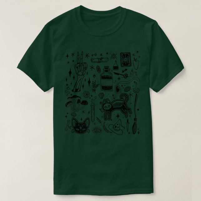 Camiseta Funny Elemento Halloween Halloween Vibes Calabaza  (Diseño del anverso)