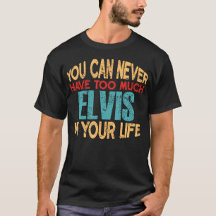 Camiseta Funny Elvis Personalized Tshirt Primer Nombre Chis