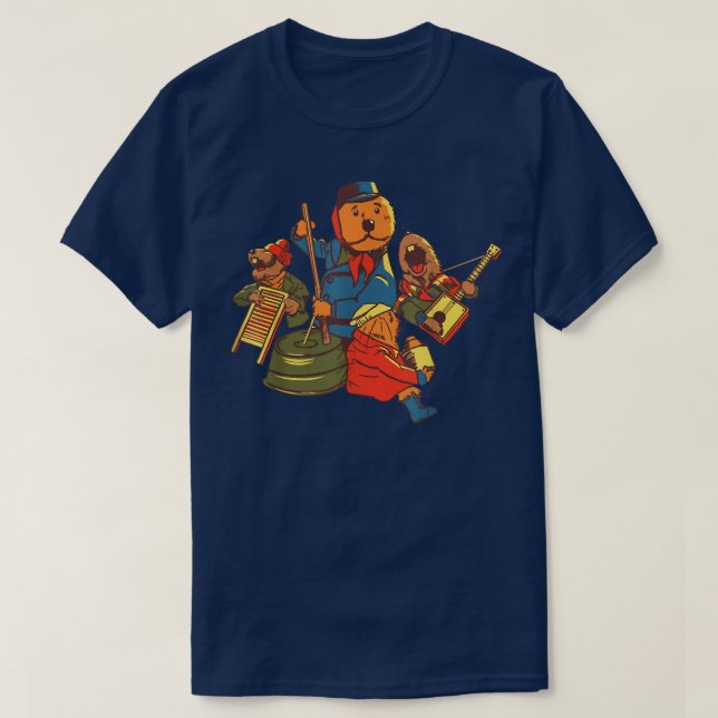 Camiseta Funny Emmet Otter Christmas Jug Band 1977 Cartoon  (Diseño del anverso)