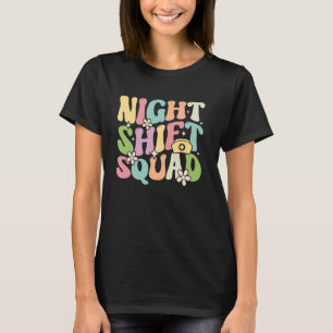Camiseta Funny Enfermería Rn Lpn Cna Owls Night Shift Lover