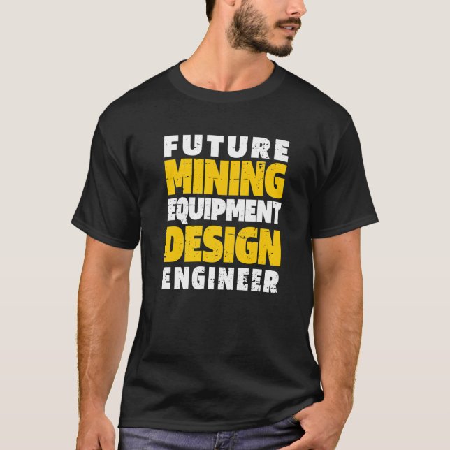 Camiseta Funny Engineering Aerospace Civil - Motores minero (Anverso)