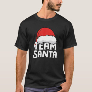 Camiseta Funny equipo de la familia Santa Hat Navidades coi