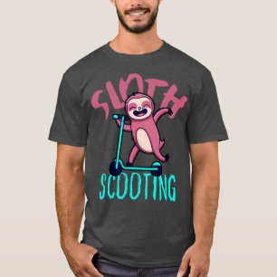 Camiseta Funny EScooter Cute Kawaii Sloth Drith Scooter