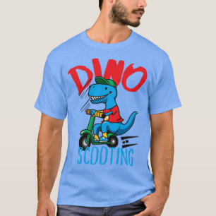 Camiseta Funny EScooter Dino Driving Scooter 1