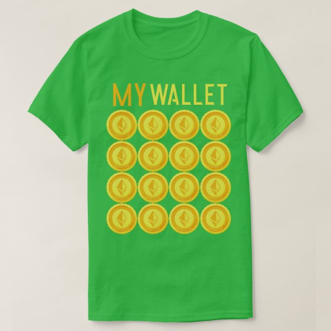 Camiseta FUNNY Ethereum Cryptocurrency ETH Blockchain (Diseño del anverso)