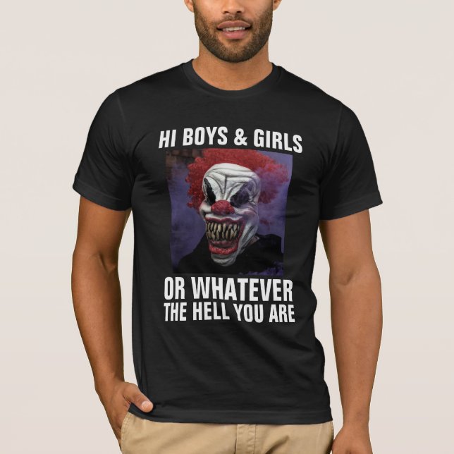 CAMISETA FUNNY EVIL CLOWN T-SHIRS (Anverso)