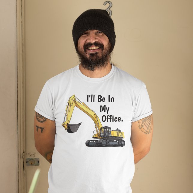Camiseta Funny Excavator Heavy Equipment Operator Office (Cool Excavator Heavy Equipment Operator Shirt)