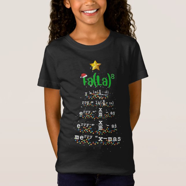 Camiseta Funny Fa La 8 Christmas Tree Music Shirth Love (Anverso)