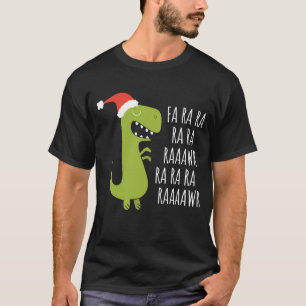 Camiseta Funny Fa Ra Ra Rawr Navidades de Rawr en Dinosaur
