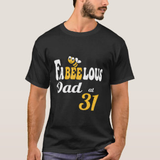 Camiseta Funny Fabeelous Dad Bee Honeycomb Daddy 3
