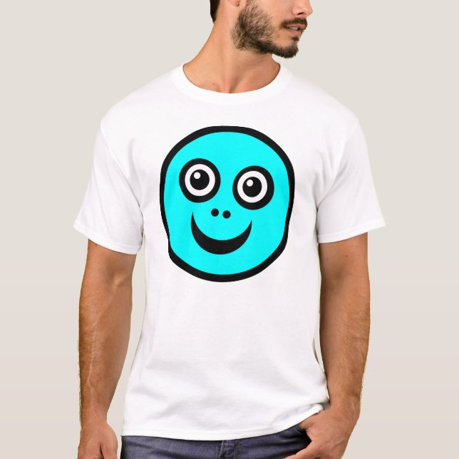 Camiseta Funny Face Blue (Anverso)