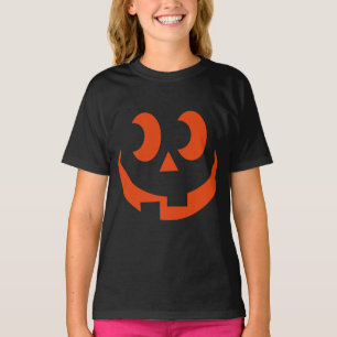 Camiseta Funny Face Silly Pumpkin Jack O Lantern