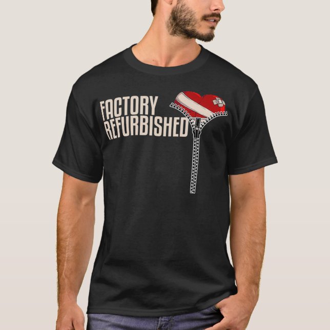 Camiseta Funny Factory Reformado Gift Open Heart Surgery (Anverso)