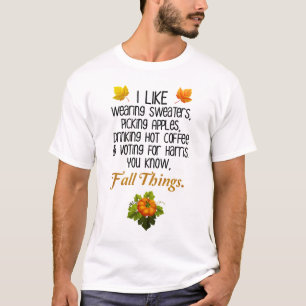 Camiseta Funny Fall 2024 Noviembre Elecciones Pro-Harris