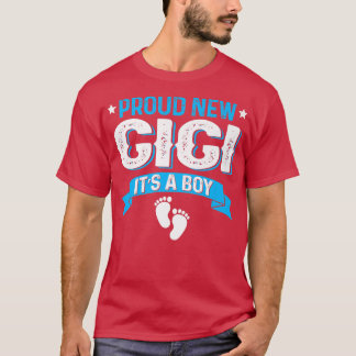 Camiseta Funny Family Gender Reveal Proud New Gigi It's A B