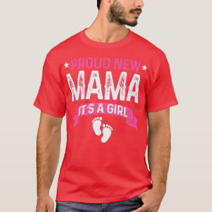 Camiseta Funny Family Gender Reveal Proud New Mama It's A G