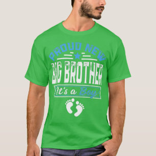 Camiseta Funny Family Proud New Big Brother It's A Boy Gend