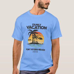 Camiseta Funny Family Vacation 2022 Florida Fort Myers Beac