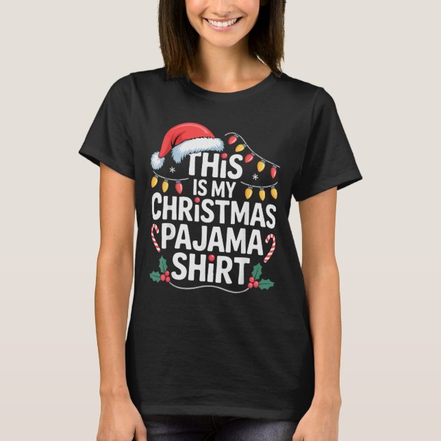 Camiseta Funny Family Xmas Men Women Kids This Is My Christ (Anverso)