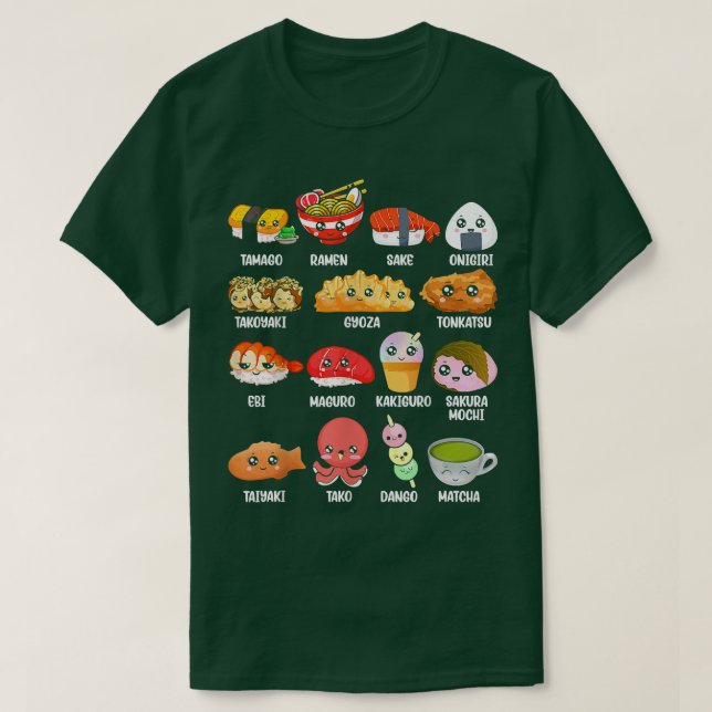 Camiseta Funny fan japonés de la comida asiática Kawaii Ram (Diseño del anverso)
