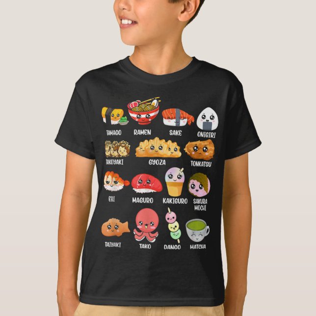 Camiseta Funny fan japonés de la comida asiática Kawaii Ram (Anverso)