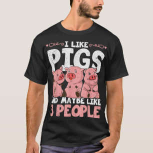 Camiseta Funny Farm Animal Pig Lover Farmer Piglet Farming 