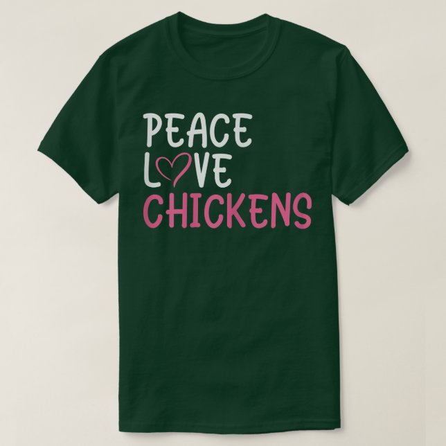 Camiseta Funny Farm Lover Chickens Graphic for Women and Gi (Diseño del anverso)