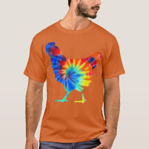 Camiseta Funny Farmer Animal Pet Hen Tie Dye Chickens Lover