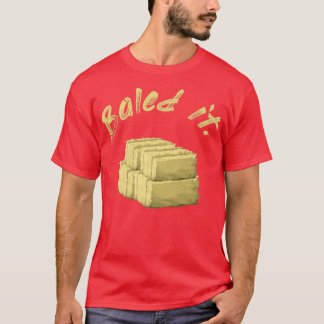 Camiseta Funny farmer Baled It 