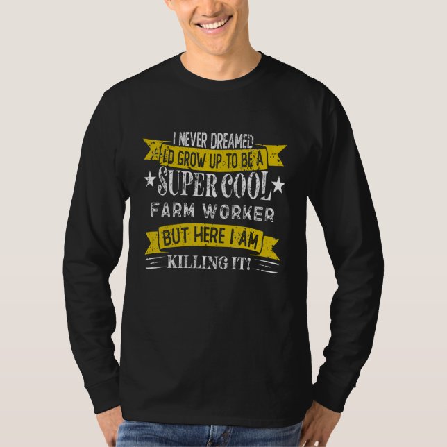 Camiseta Funny Farmer Shirts Job Title Professions (Anverso)