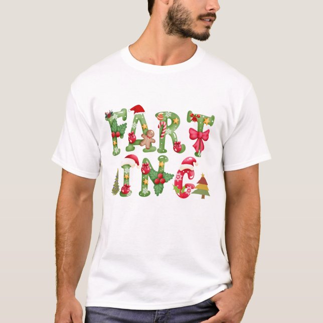 Camiseta Funny Farting Navidades (Anverso)