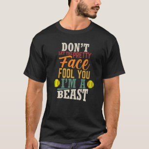 Camiseta Funny Fastpitch Chicas Catcher Softball Game Women