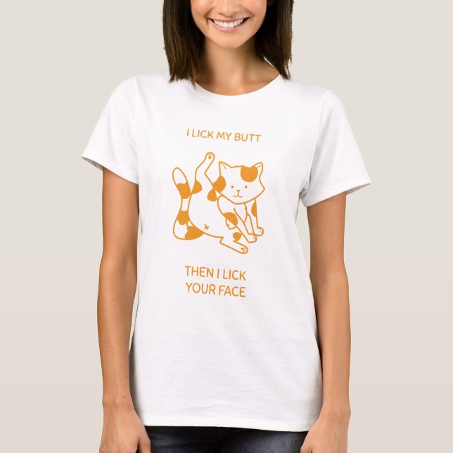 Camiseta Funny Feline Frenzy (Anverso)