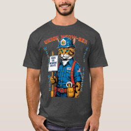 Camiseta Funny Feline Union Member Labour Day desde Florida