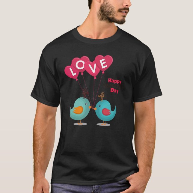 Camiseta Funny Feliz Día de San Valentín (Anverso)