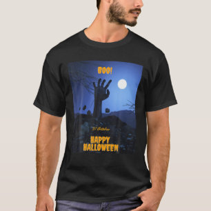 Camiseta Funny Feliz Halloween En Octubre Usamos