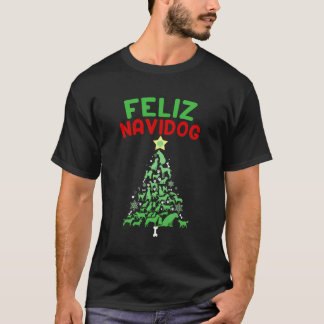 Camiseta Funny Feliz Navidog Navidades Perros Perro Perro P
