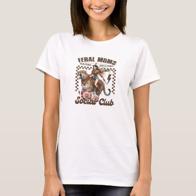 Camiseta Funny Feral Moms (Anverso)