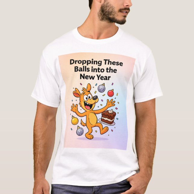 Camiseta Funny Festive Cartoon (Anverso)