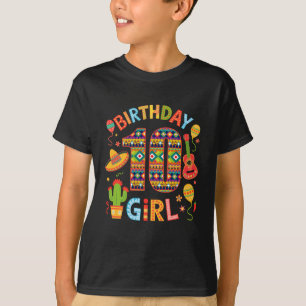 Camiseta Funny Fiesta mexicana 10 años Chica Fiesta 10 años
