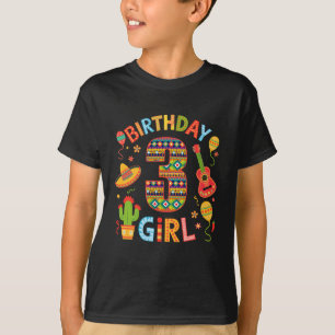 Camiseta Funny Fiesta mexicana Tercer Chica de cumpleaños F