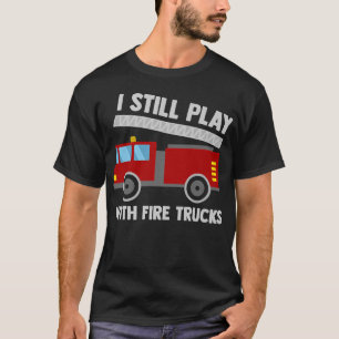 Camiseta Funny Fire Truck Toy Boys Firefighter Tools Firema