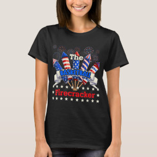 Camiseta Funny Firecracker De Baloncesto Familiar 4 De Juli